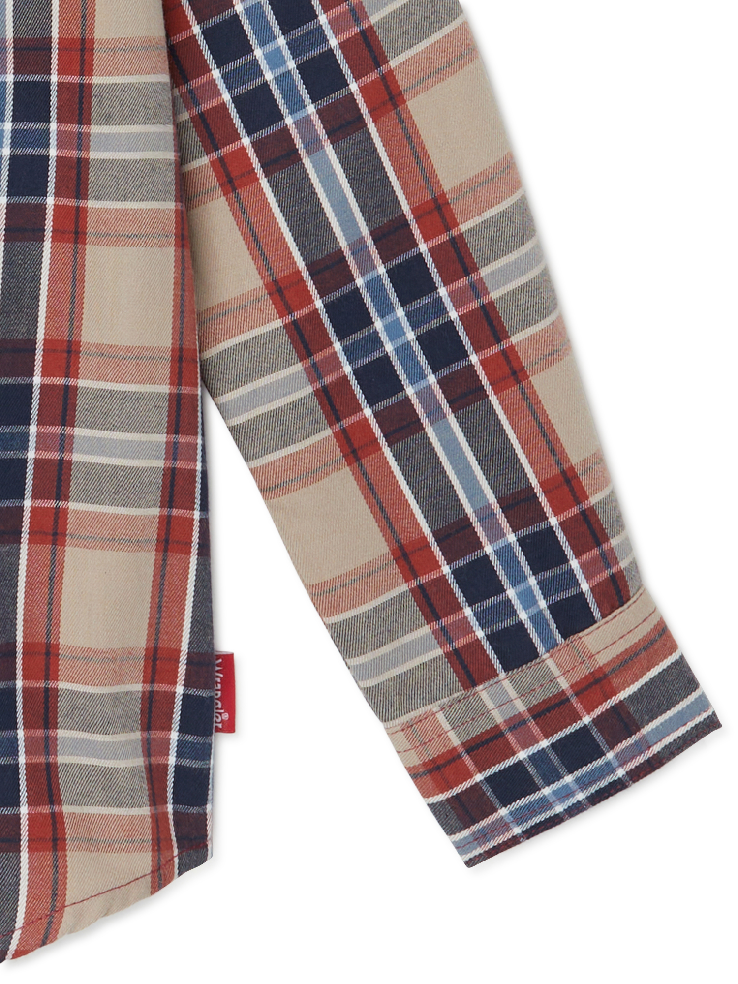 Wrangler Boys Long Sleeve Button-Up Shirt, Sizes 4-18 & Husky - image 3 of 3