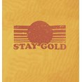 thumbnail image 4 of Anbech Women Stay Gold Graphic Shirt Short Sleeve Print Casual Tee, 4 of 6