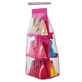 thumbnail image 5 of Mdesiwst 6 Pockets Hanging Bag Purse Storage Organizer Wardrobe Closet Rack Hangers Tool, 5 of 5