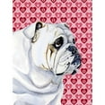 thumbnail image 3 of Caroline's Treasures Dalmatian Hearts Love and Valentine's Day House Vertical Flag, 3 of 7