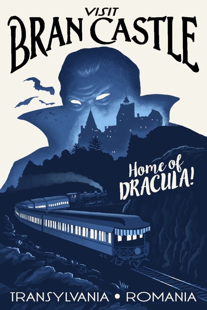 Transylvania, Romania, Bran Castle, Home of Dracula (16x24 Giclee