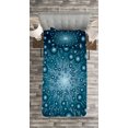 thumbnail image 3 of Ambesonne Blue Quilted Bedspread Set 2 Pcs, Futuristic Galaxy Energy, Twin Size, Petrol Blue, 3 of 3