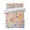 Orange, variant on Quilts Twin XL Size, Spring Floral Soft Comforter Bedding Set for Bed, Watercolor Colorful Botanical Summer Lightweight Quilted Bedspread with Pillow Cover(2 Pieces) for All Season, 68x98 Inch
