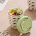thumbnail image 5 of Vrorvz Portable Fruit Cup with Fork Storage Box Leak Proof Plastic Container for Picnic and Salad Carry with You Sealed Large Capacity for Freshness and Easy Carrying, 5 of 5
