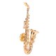 thumbnail image 5 of Broche de instrumento musical forma de saxofón broche musical dorado metal ligero en miniatura realista exquisito con caja de regalo para cumpleaños ANGGREK Otros, 5 of 8
