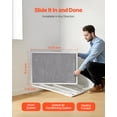 thumbnail image 4 of VEVOR 16x25x1 Aluminum Electrostatic Air Filter MERV 8 Actual 15.5x24.65x0.82, 4 of 9