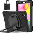 thumbnail image 6 of XYX Case for Samsung Galaxy Tab A 8.0 2019 SM-T290/SM-T295, 360 Degree Rotating Hand Grip Shockproof Cover with Shoulder Strap, Black, 6 of 7