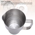 thumbnail image 4 of 304 Stainless Steel Milk Frothing Pitcher, Rustproof Coffee Milk Frother Cup with Effective Thermal Insulation, Smooth Design, Ideal for Bar, Coffee Shop, Home, 4 of 7