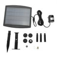 thumbnail image 3 of Solar Powered Fountain No Battery Or Electricity Needed Built-in 2200mah High Capacity Battery Solar Powered Fountain For Aquarium, For Pool, 3 of 8