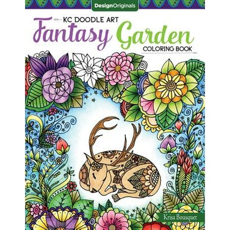 Doodle Garden - KC Doodle Art Fantasy Garden Coloring Book