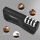 thumbnail image 4 of Cateissary Afilador de cuchillos 4 en 1 con revestimiento de diamante y varilla fina, tijeras y tijeras, sistema de piedra de afilar, cuchillas de acero Cocina y Comedor negro Cateissary HA004662-02, 4 of 6