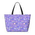 thumbnail image 2 of Fuzoiu Tennis 1 Print Waterproof Beach Tote Bag for Women Girls with Zipper,Sandproof Pool Swim Bag,Large Capacity Beach Travel Bag for Pool Swim Travel Everyday, 2 of 7