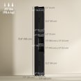 thumbnail image 3 of HOMCOM 73" Tall Bathroom Cabinet Narrow Bathroom Storage Cabinet, Black, 3 of 10