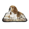 thumbnail image 2 of PKQWTM Wooden Dock With Leaves And Tree Branches Pet Dog Cat Bed Pee Pads Mat Cushion Potty Dogs Blankets Crate Bed Kennel 14x18 inch, 2 of 3