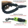 thumbnail image 4 of A99 Heavy Duty Rope Green 4.59ft Dog Pet Leash Strap Comfortable Padded Handle Medium Large Leader for Dog Training Walking, 4 of 7