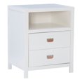 thumbnail image 2 of Home Square 2-Piece Furniture 22" Wood End Table Set in White, 2 of 11