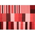 thumbnail image 1 of Ahgly Company Indoor Rectangle Abstract Red Contemporary Area Rugs, 7' x 9', 1 of 4