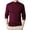 Red, variant on Men's Mock Neck Pullover Sweater Long Sleeve Slim Fit Solid Color Knit Top