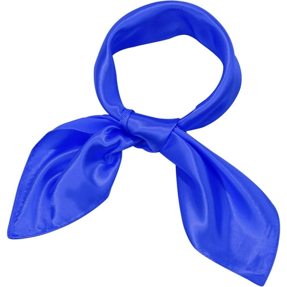 Chiffon Scarf Square Neck Scarf Handkerchief Retro Satin Ribbon Scarf for Women