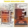 thumbnail image 6 of Aivituvin Insulated Cat House Outdoor Feral Cat Shelter for Winter Weatherproof, 6 of 10