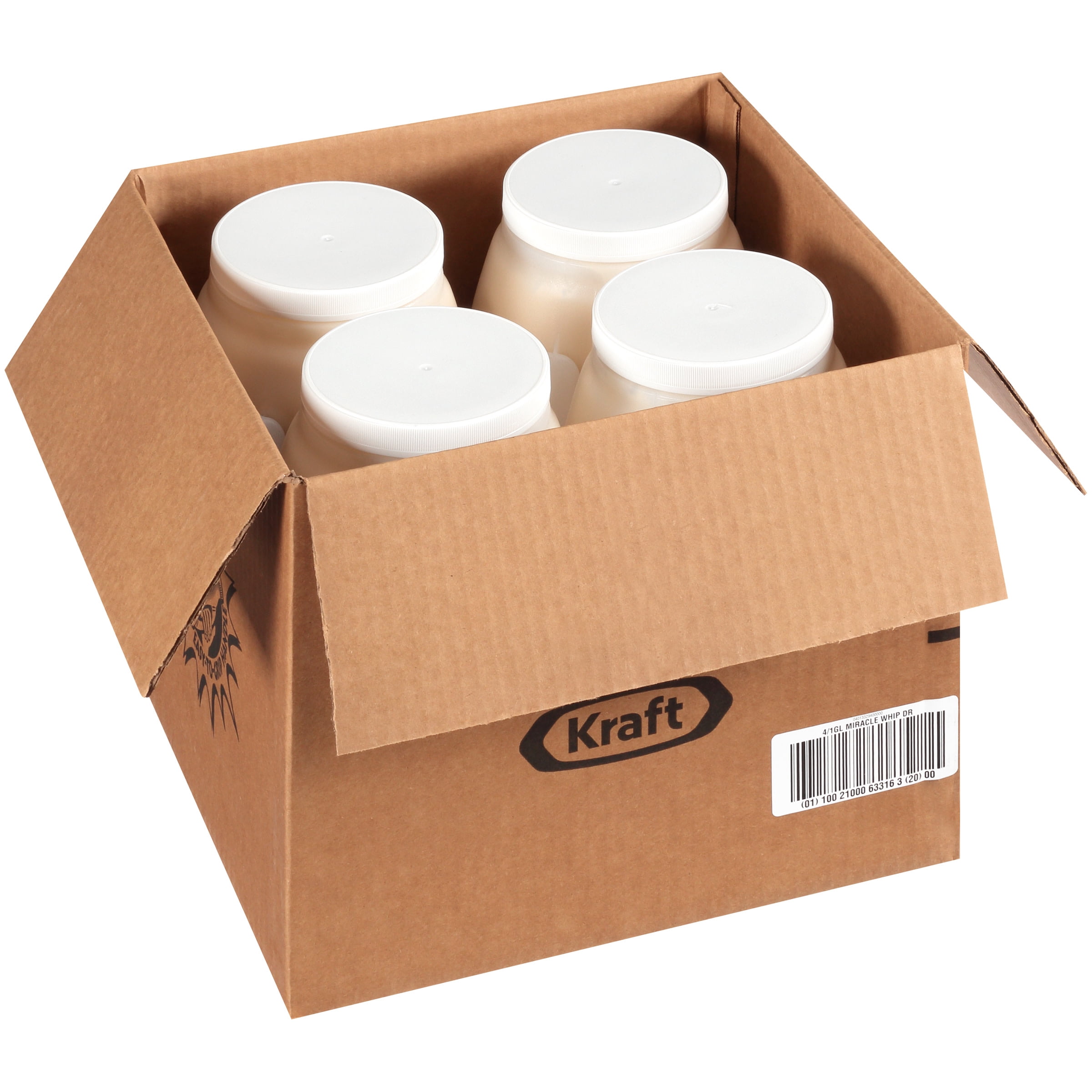 Miracle Whip Original Restaurant Quality Dressing, 4 ct Casepack, 1 gal Jugs