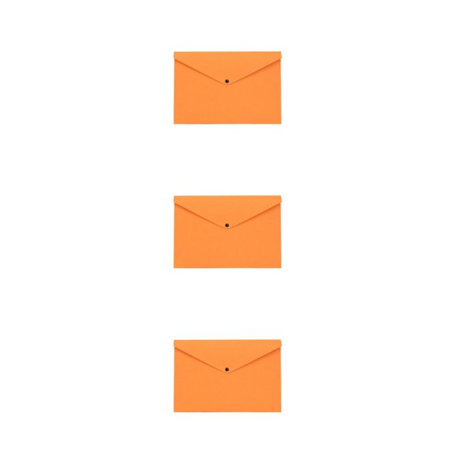 mmirethe Rangez les Documents Importants avec Style Sac de Rangement en Feutre orange 3Set