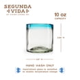 thumbnail image 4 of Segunda Vida Primavera Mexican Glasses for Birthday, Wedding, 12oz Set of 2, 4 of 6