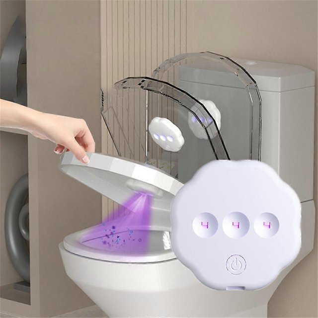 Smart Toilet Disinfection Lamp UV Sanitizer Home Bathroom Toilet Mini Automatic Sterilizer