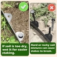 thumbnail image 7 of Gardzen Landscape Edging Kit, 40-Foot Long, 3-Inch Tall, No Dig Garden Edging Border for Flower Beds, Tree Rings, Pathways, Includes 40 Spikes, 7 of 7