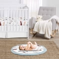 thumbnail image 2 of Sweet Jojo Designs Vintage Airplane Boy Baby Playmat Tummy Time Infant Play Mat - Grey Yellow Orange Red White and Blue Airplanes Air Plane Transportation Clouds Sun Sky Aviator Aviation, 2 of 4