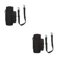 thumbnail image 3 of Toystoory Botella de agua portátil Bolsa de transporte de nylon Camping Senderismo Bebida Hervidor Bolsa de almacenamiento Bolsas Equipo al Negro 2piezas, 3 of 6