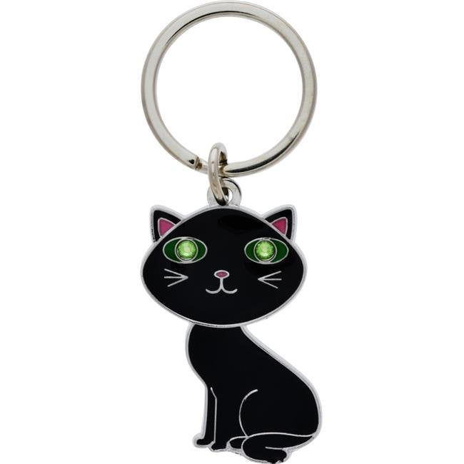 TistheSeason Diva Black Cat Keychain