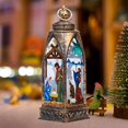 thumbnail image 4 of Adorno de linterna de Navidad LED, lámpara de mesa con luz de hadas con pilas, Cobre Cobre S Zulema Luz de Navidad, 4 of 8