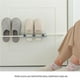 thumbnail image 4 of Billuyoard Estante para zapatillas de baño plegable múltiple, impermeable, para baño, pared de baño, escurridor, estante plegable para zapatos, Type1 NO1 Billuyoard HA000433-03B, 4 of 6