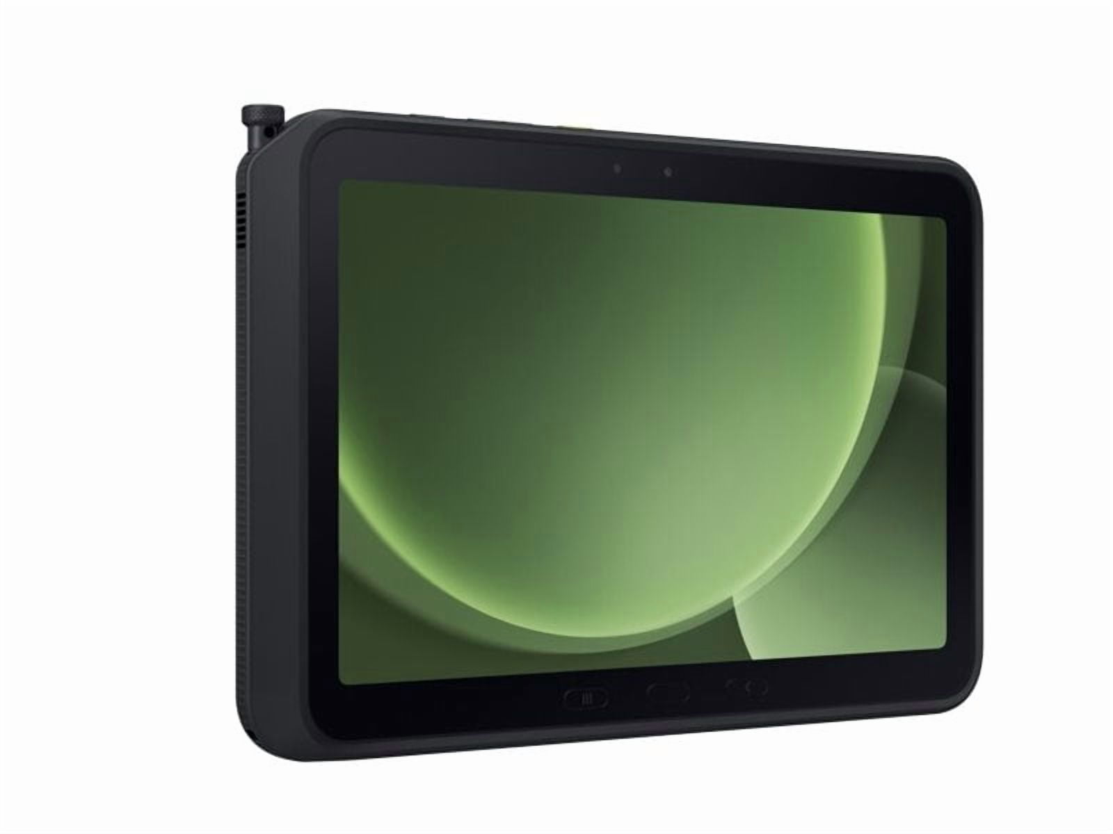 Samsung Galaxy Tab Active5 Pro 5G Enterprise Edition Rugged Tablet, 10.1" WUXGA, Qualcomm SM7635 Snapdragon 7s Gen 3 (4 nm) Octa-core, 8 GB, 256 GB Storage, 5G, Green