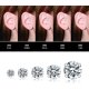 thumbnail image 4 of Pendientes hipoalergénicos con circonita cúbica para mujeres, hombres y niñas, pendientes en espiral de acero quirúrgico a la moda para cartílago, 5 pares, oro rosa, 4 of 4