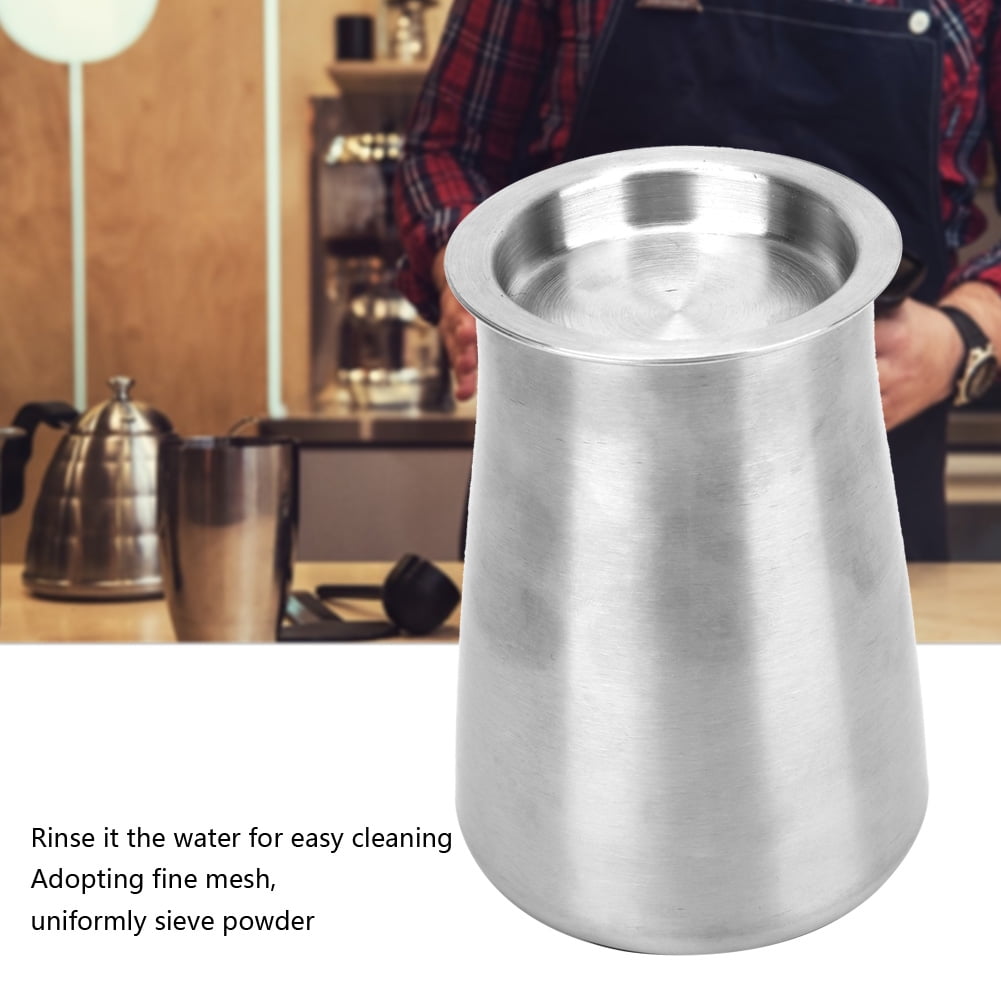 ANGGREK Coffee Powder Sieve,Stainless Steel Fine Mesh Coffee Powder