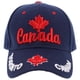 thumbnail image 5 of Gorra de béisbol con la bandera de Canadá bordada con hoja de arce para hombre y mujer, gorra deportiva patriótica ajustable para actividades al aire libre., 5 of 5
