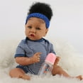 thumbnail image 4 of HOARBOEG Jouets pour Enfants Poupée Compagnon Bébé 58 cm Simulation Bébé Silicone Lavable Cadeau de Noël, 4 of 8