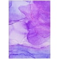 thumbnail image 2 of 10' X 14' Purple Abstract Washable Non Skid Indoor Outdoor Area Rug, 2 of 3