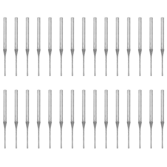 30pcs Diamond Drill Grinding Bits Replacement Jade Drill Bits Diamond Drill Bits