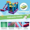 thumbnail image 5 of Infans Inflatable Bounce House 5-in-1 Inflatable Bouncer Indoor&Outdoor w/ 750W Blower, 5 of 7