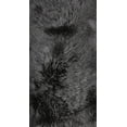 thumbnail image 2 of Natural Milan Sheepskin Single Rug | Black | 2'x3', 2 of 2