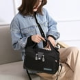 thumbnail image 6 of Yucurem Oxford Messenger Bags Waterproof Anti-Theft Female Shoulder Handbag (Black), 6 of 10
