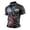 Black3, variant on Men's Loose Fit Short Sleeve Polo Shirt, USA Patriotic America Flag Graphic Collared Knit Top, Casual Summer Top for Independence Day(Blue,L)