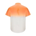 thumbnail image 4 of Birdeem Adult Fashion Men Button Gradient Printing Short Sleeve Tops T-Shirt Loose, 4 of 4