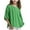 Green, variant on CCRFTGI Cute Linen Shirts for Girls 10-12 3/4 Sleeve Crew Neck Summer Soft T-Shirts Beach Loose Comfy Girls Clothes Vacation Tops Red 7-8 Years