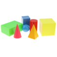 thumbnail image 1 of 7 piezas bloques sólidos geométricos CUTICAT Juguete de sólidos geométricos, 1 of 8