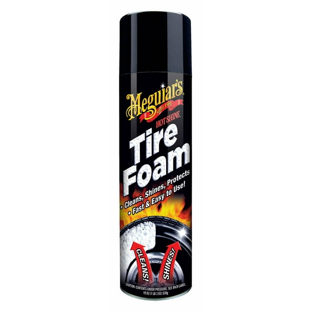 Abrillantador de Llantas En Espuma MEGUIARS Spray 425g Hot Shine