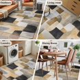 thumbnail image 5 of 3'x5' Area Rugs, Vintage Boho Indoor Outdoor Area Rug for Living Room Bedroom, Abstract Retro Oil Painting Geometric Washable Bathroom Rugs Kitchen Floor Carpet Mats Home Decor Aesthetic, 5 of 8